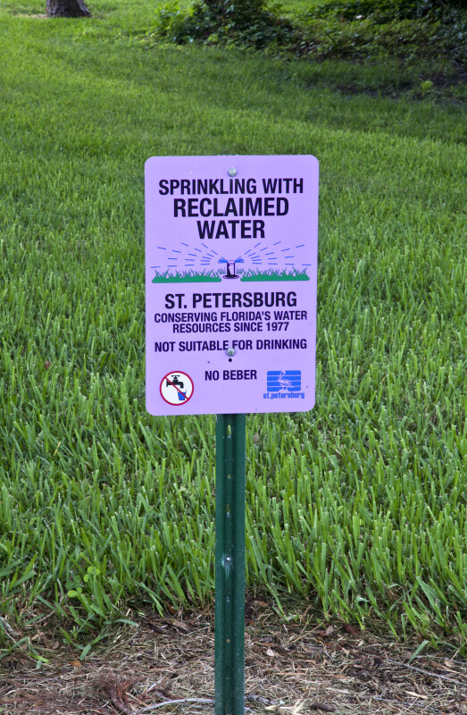 Reclaimed Water Notice | ClipPix ETC: Educational Photos ...
