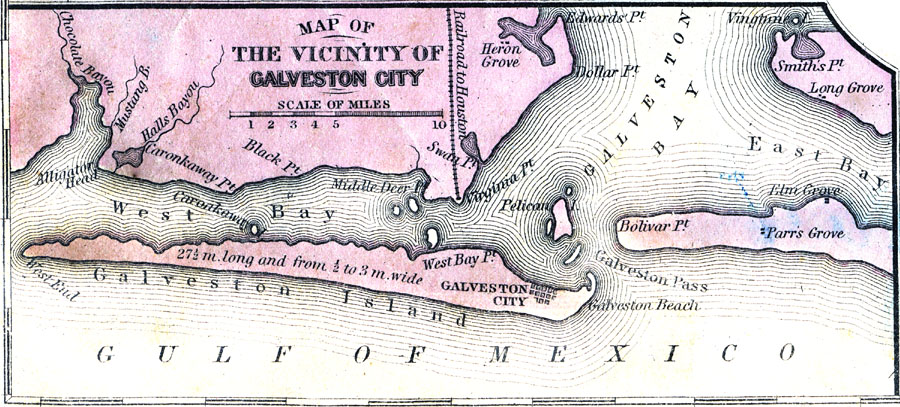 Vicinity of Galveston City