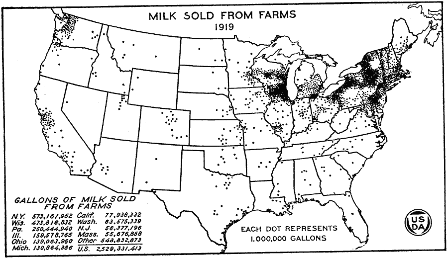 Milk Sold from Farms
