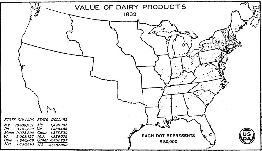 Value of Dairy Products