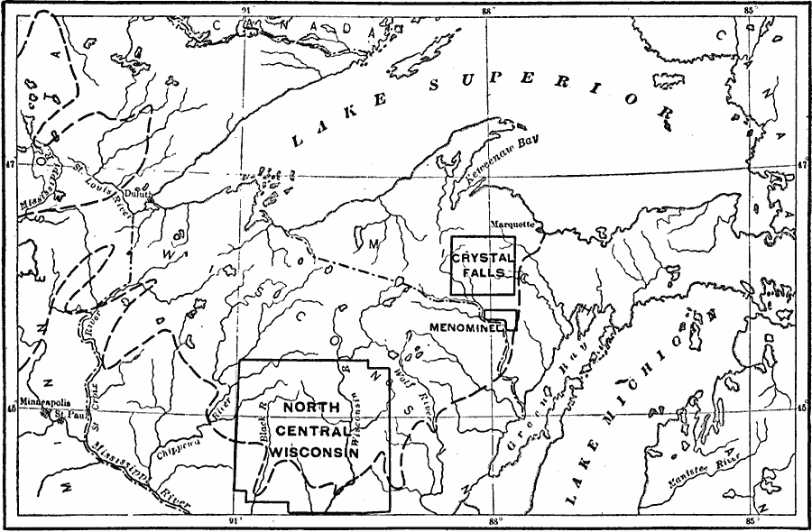 Lake Superior and Michigan