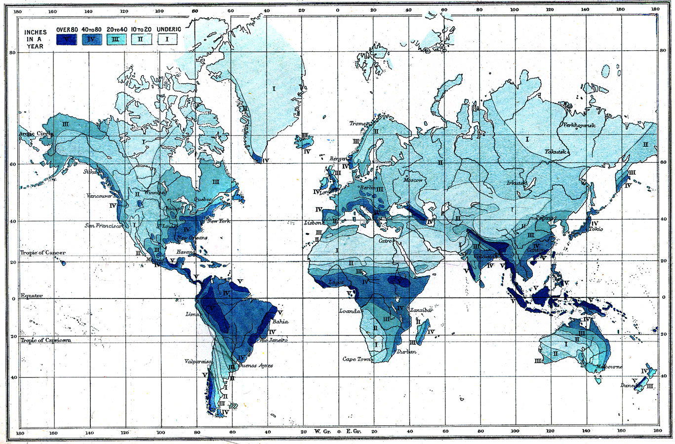 the-world-rainfall