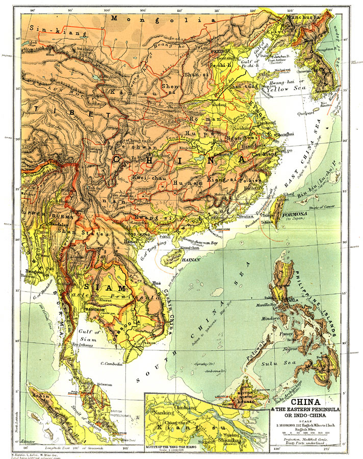 China and the Eastern Peninsula or Indo-China