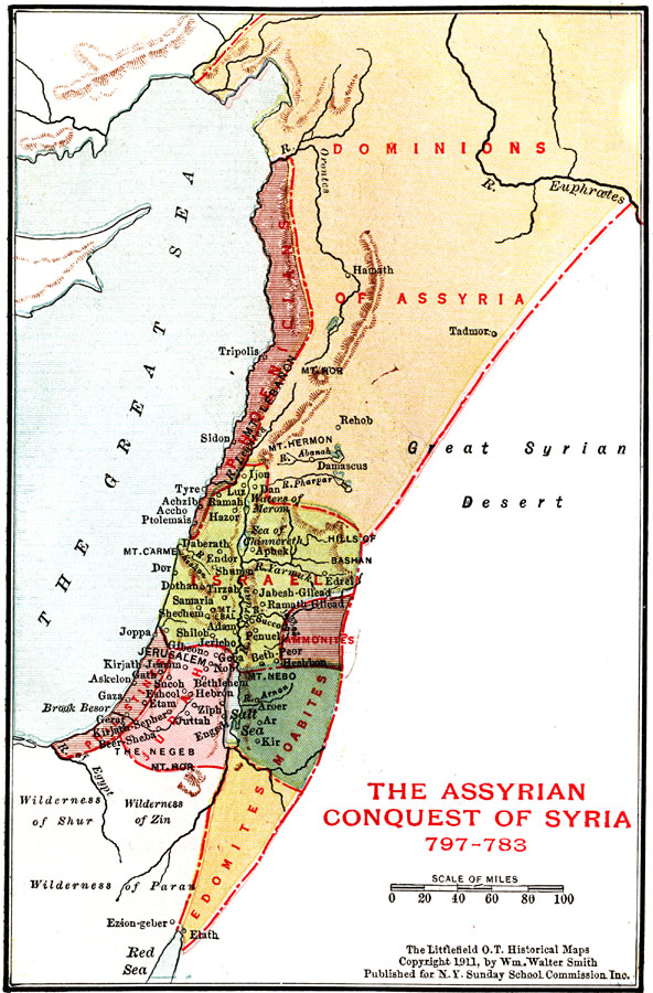 Palestine during the Assyrian Conquest of Syria