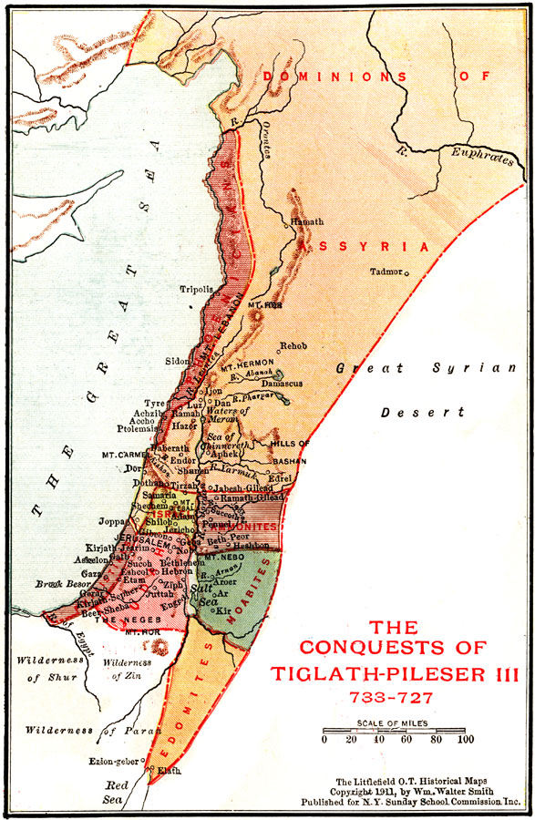 Palestine during the Conquests of Tiglath–Pileser III