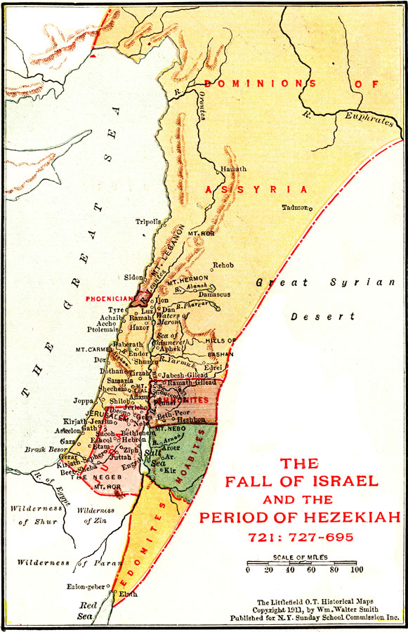 Palestine during the Fall of Israel and the Period of Hezekiah