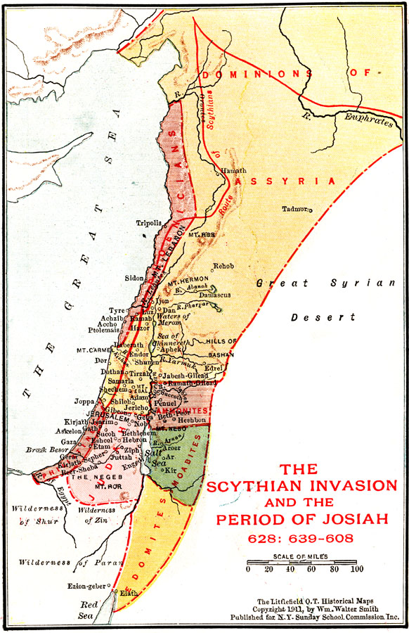 Palestine during the Scythian Invasion and the Period of Josiah