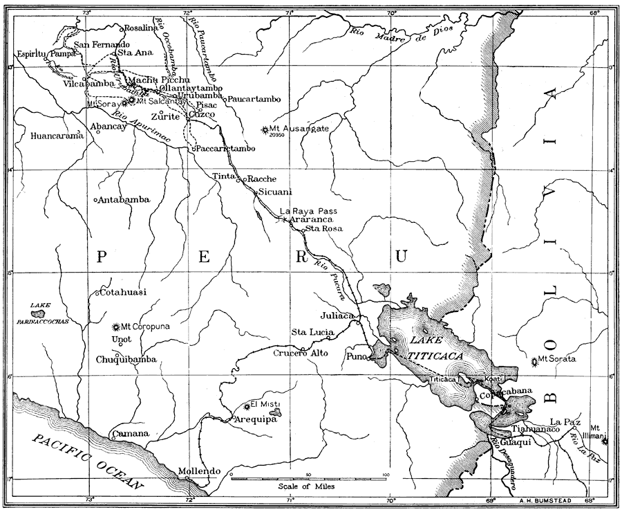 Sketch Map of Southern Peru