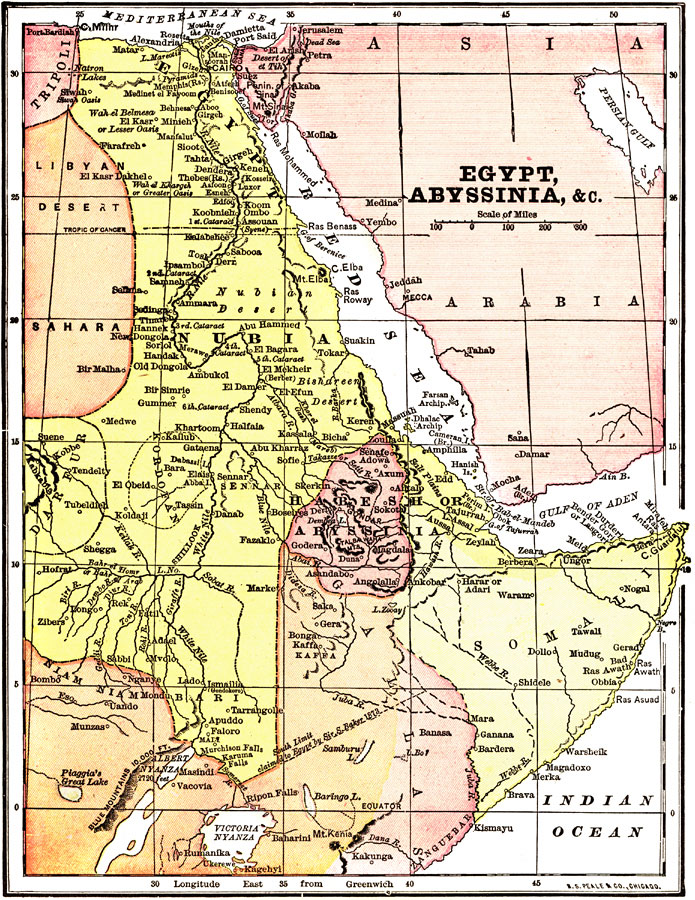 Egypt, Abyssinia, et cetera