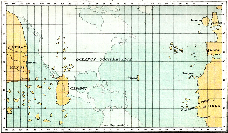 Atlantic Ocean, Toscanelli