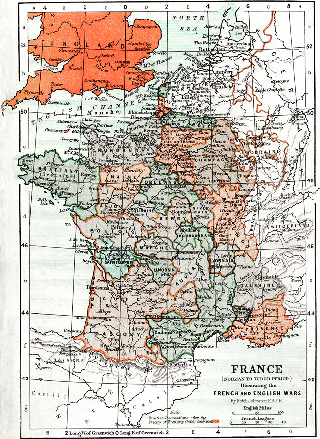France and England during the Norman to Tudor Period