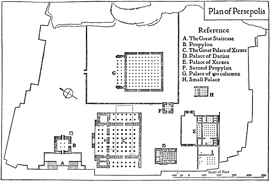Plan of Persepolis