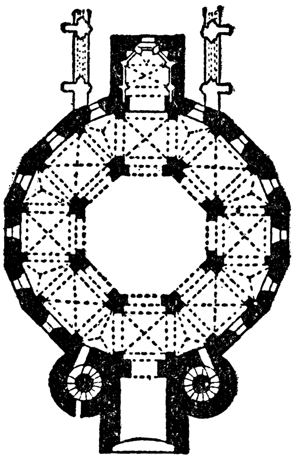 Plan of Cathedral at Aix-la-Chapelle