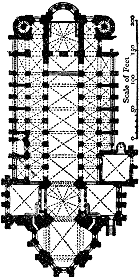 Plan of Cathedral at Mainz