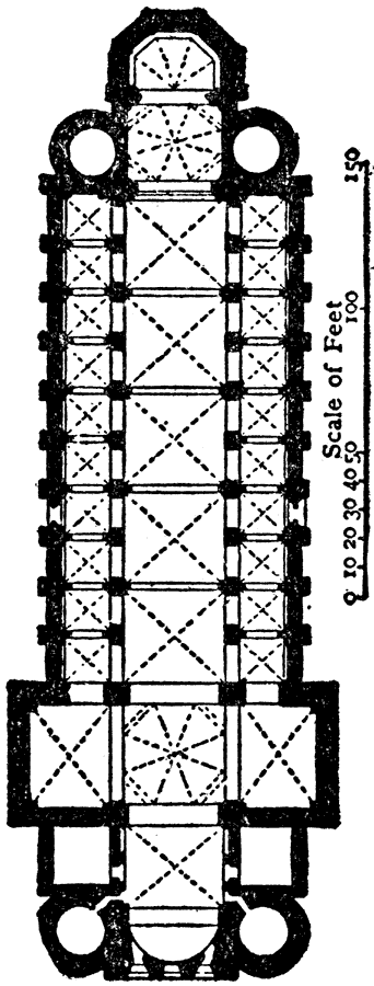 Plan of Cathedral at Würms