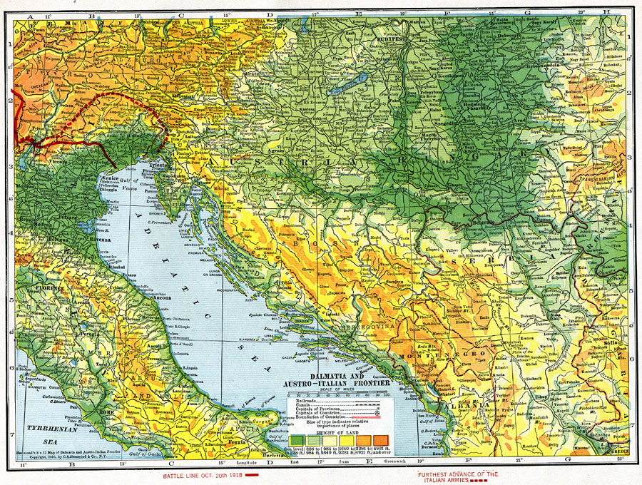 Dalmatia and Austro-Italian Frontier