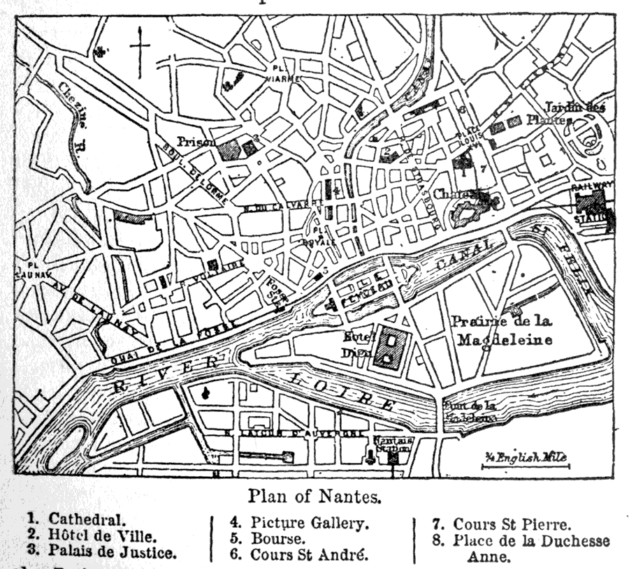 Plan of Nantes