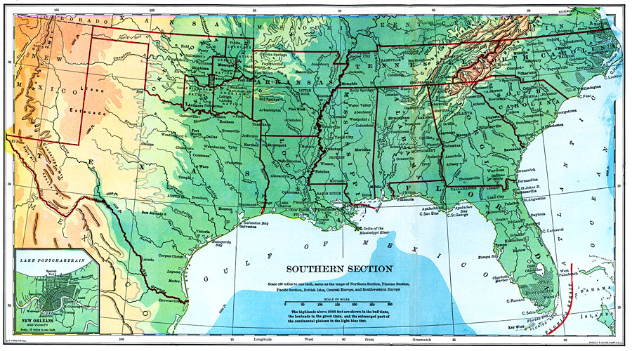 Southern Section of the United States