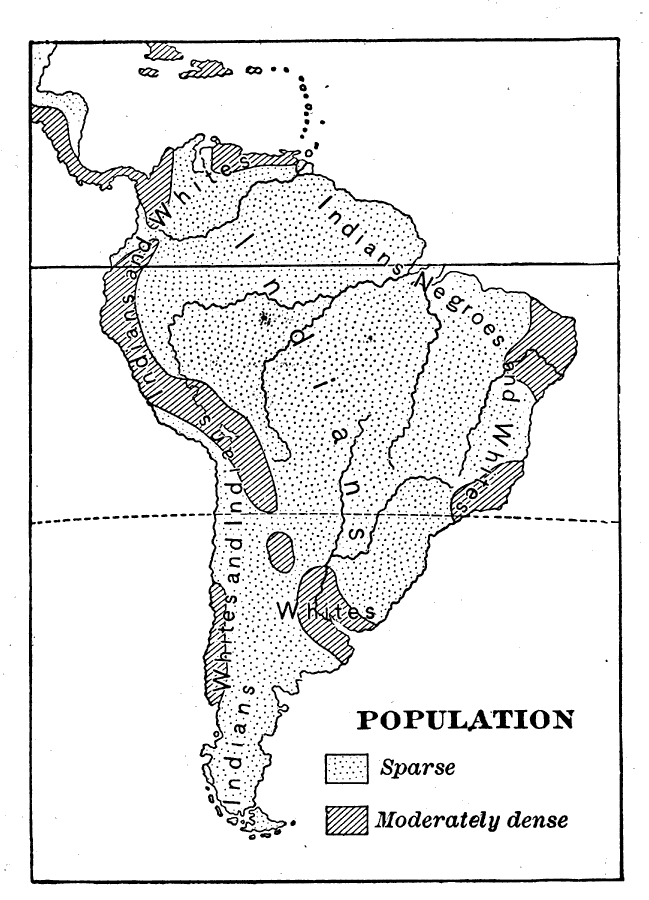 Population of South America