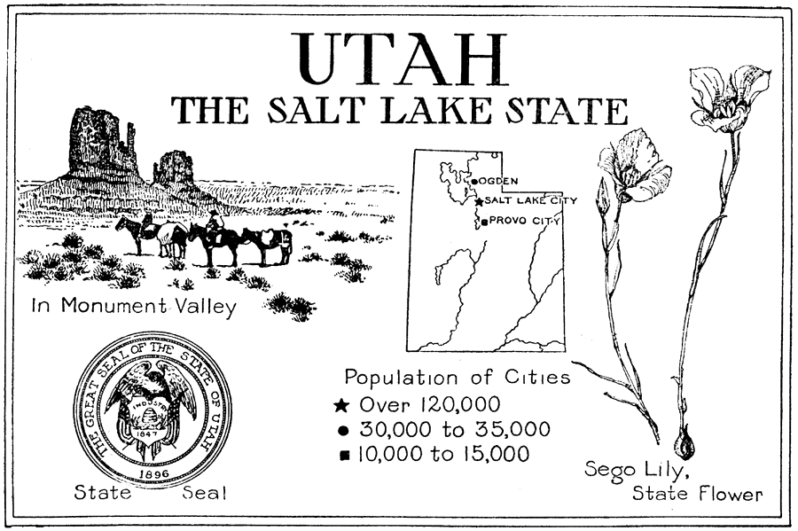 Utah, the Salt Lake State