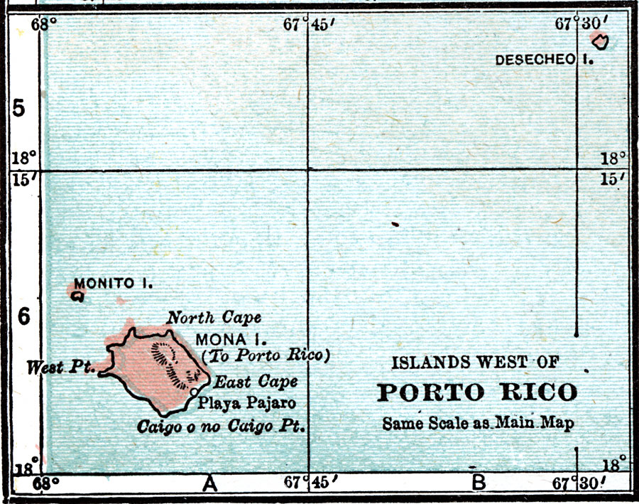Islands West of Porto Rico