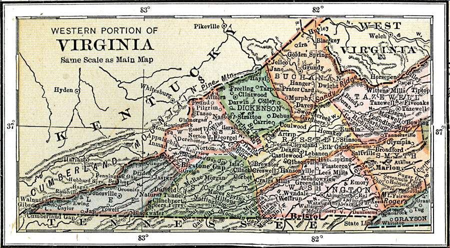 Western Part of Virginia