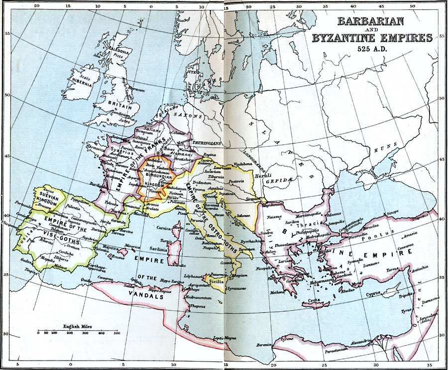 Barbarian and Byzantine Empires