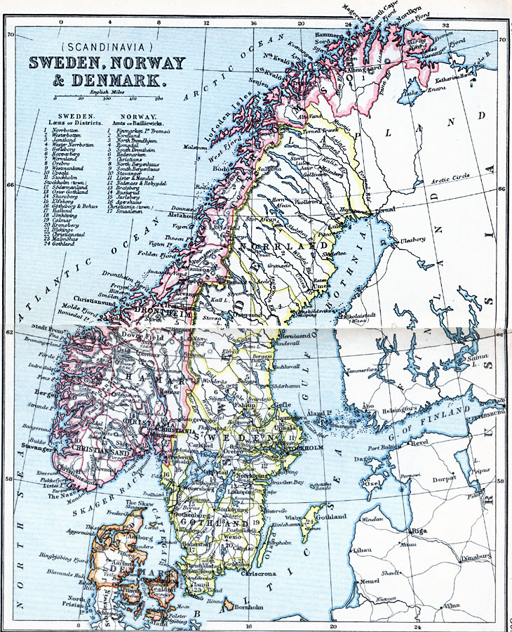 Sweden, Norway & Denmark