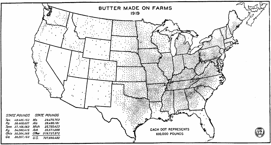 Butter Made on Farms