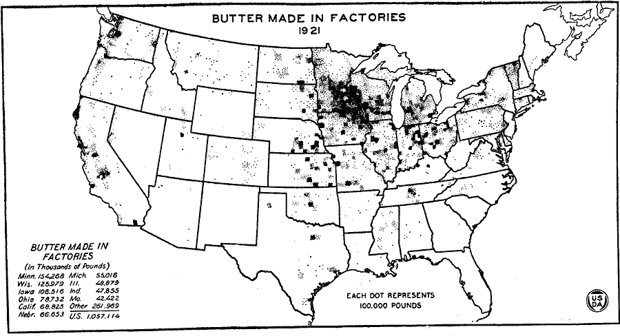 Butter Made in Factories