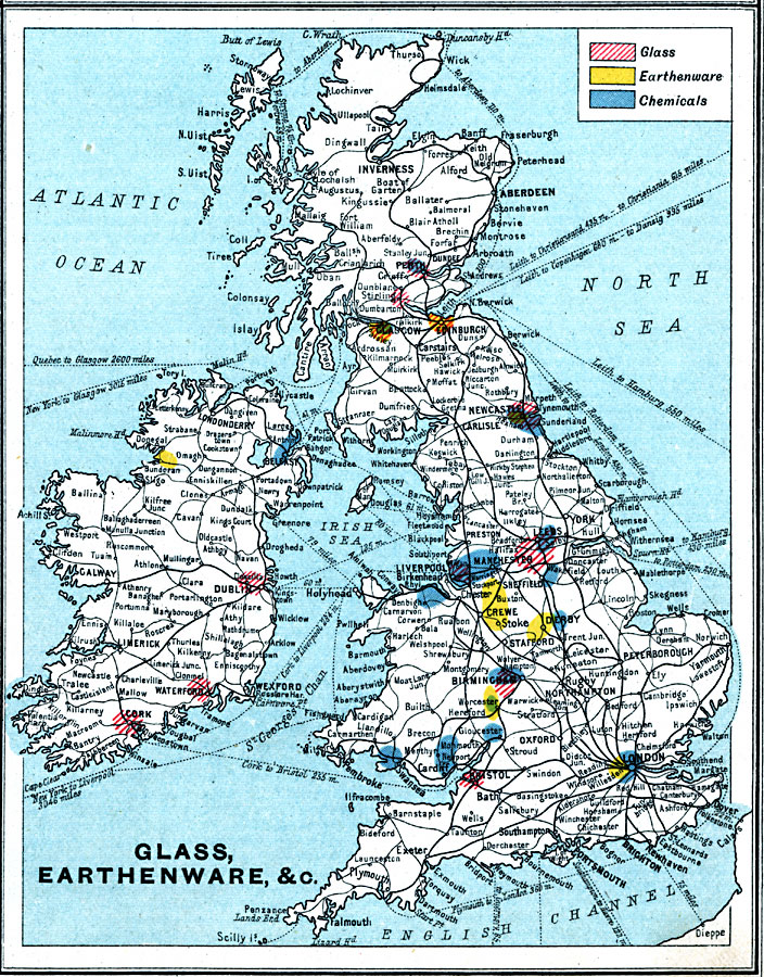 British Isles – Glass, Earthenware, and Chemicals