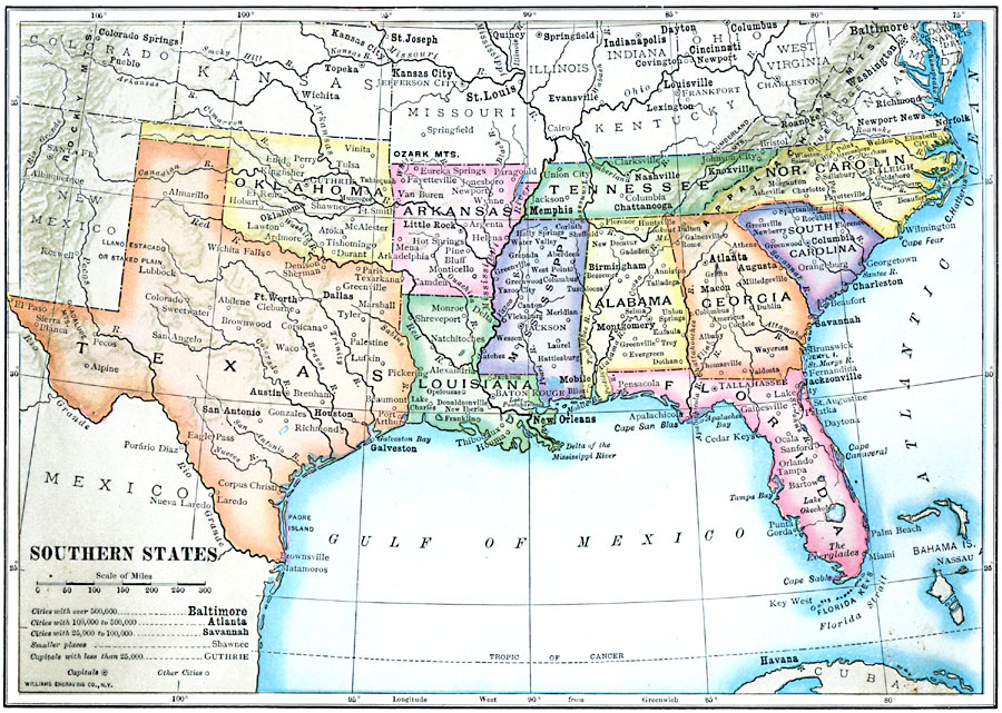 Southeastern United States Names