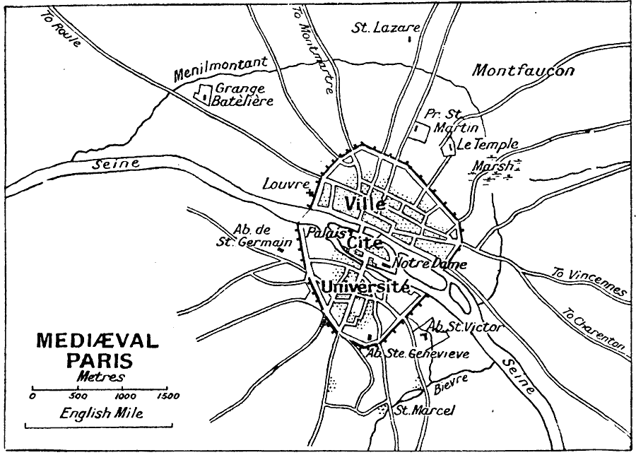 Medieval Paris, 1910