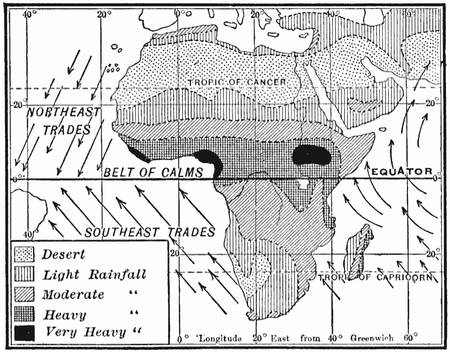 Rainfall in Africa