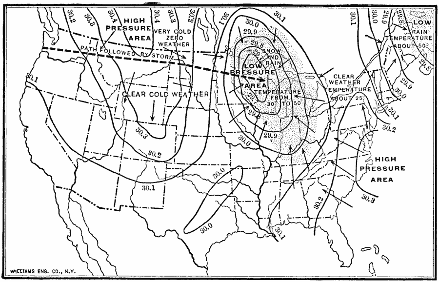 Weather Map of the United States