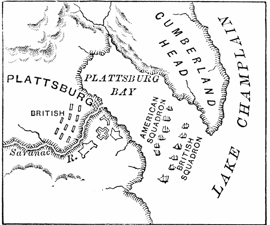 Plan of the Battle of Lake Champlain
