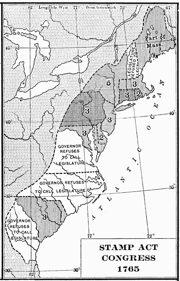 Designation of Members to the General Stamp Act Congress