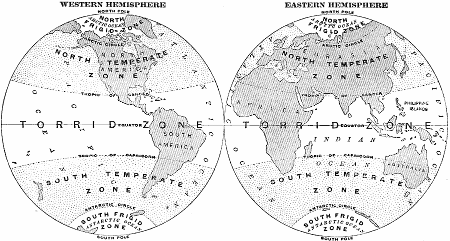 Western Hemisphere, Eastern Hemisphere