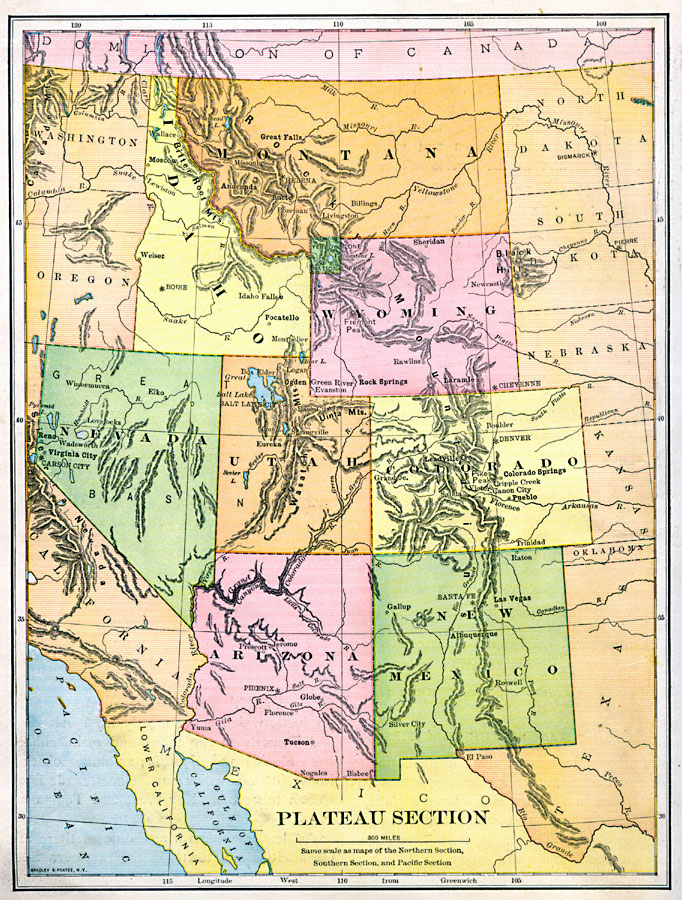 Plateau Section of the United States