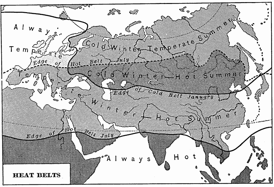 Eurasian Heat Belts