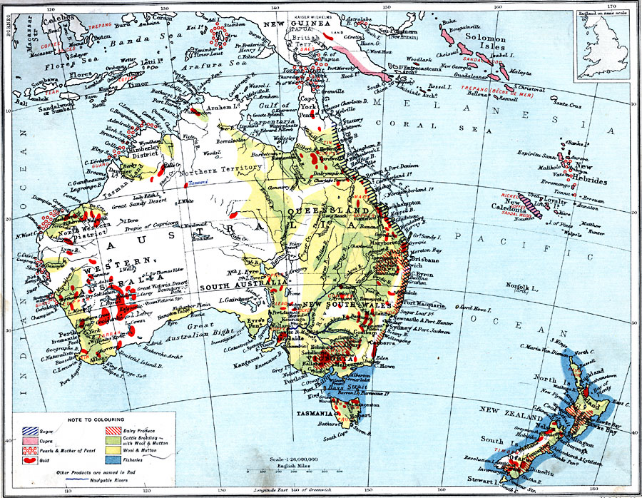 Economic Map of Australia