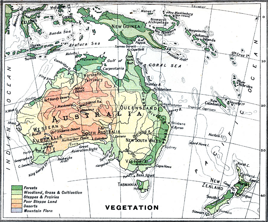 Vegetation Map of Australia