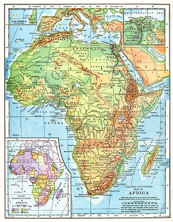 Political and Physical Africa