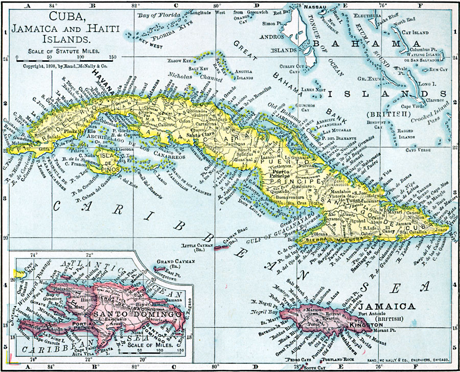 Cuba, Jamaica, and Haiti Islands