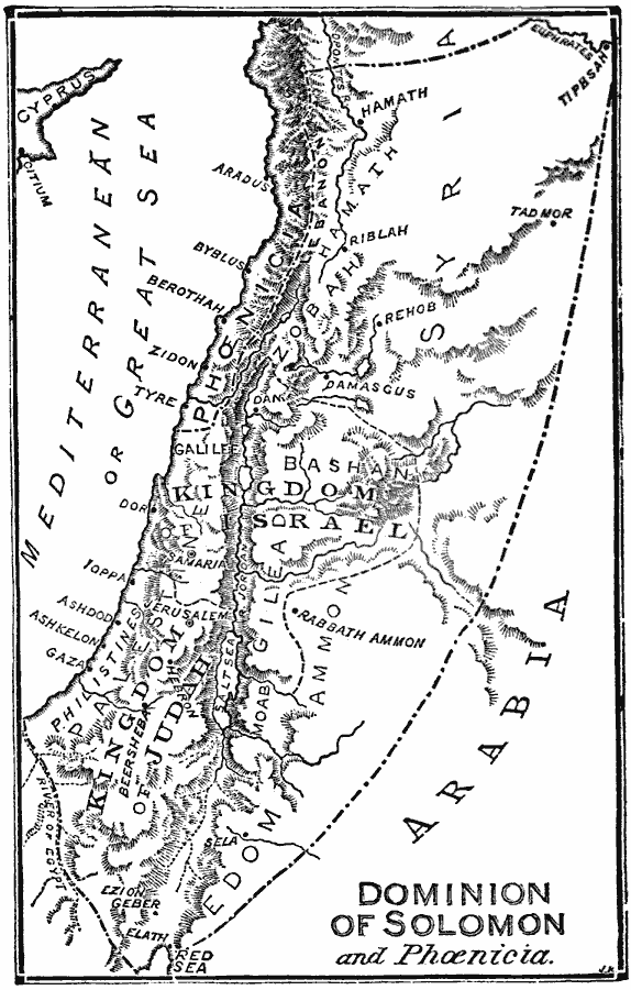 Dominion of Solomon and Phoenicia