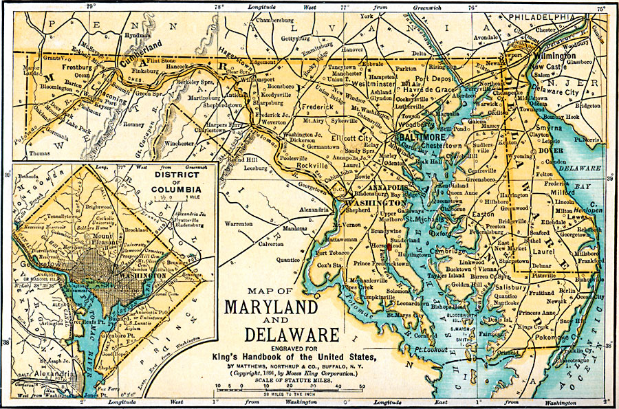 Maryland, Delaware, and Washington D.C.