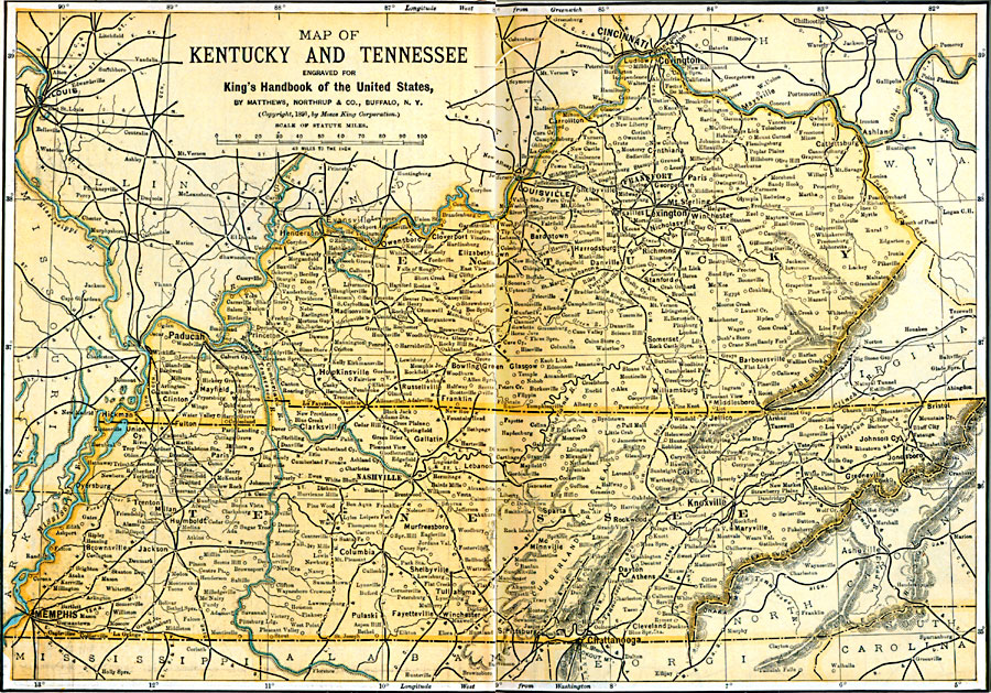 Kentucky and Tennessee