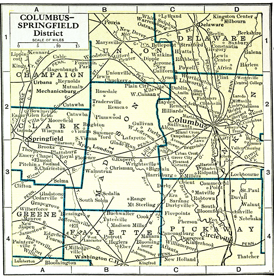 Columbus and Springfield District