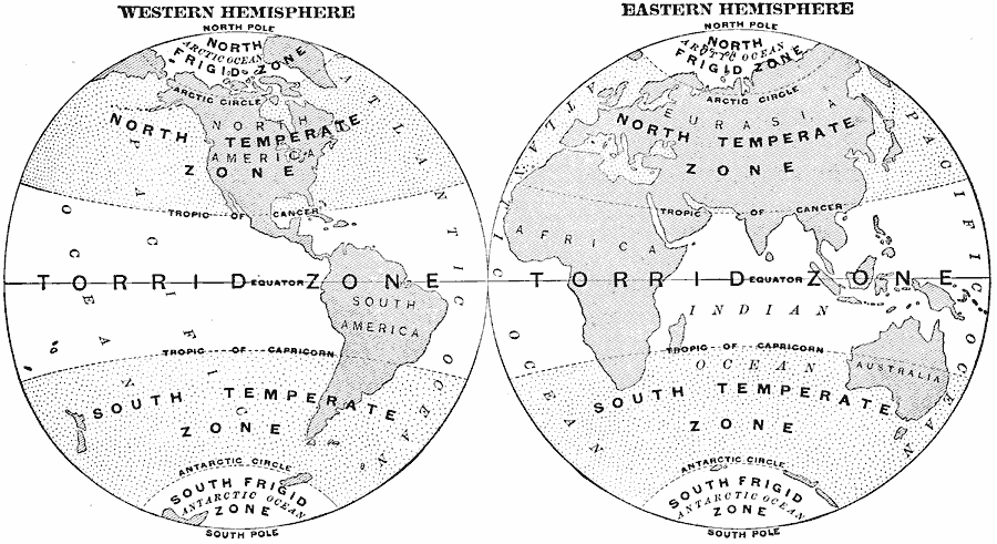 The Temperature Zones of the Earth