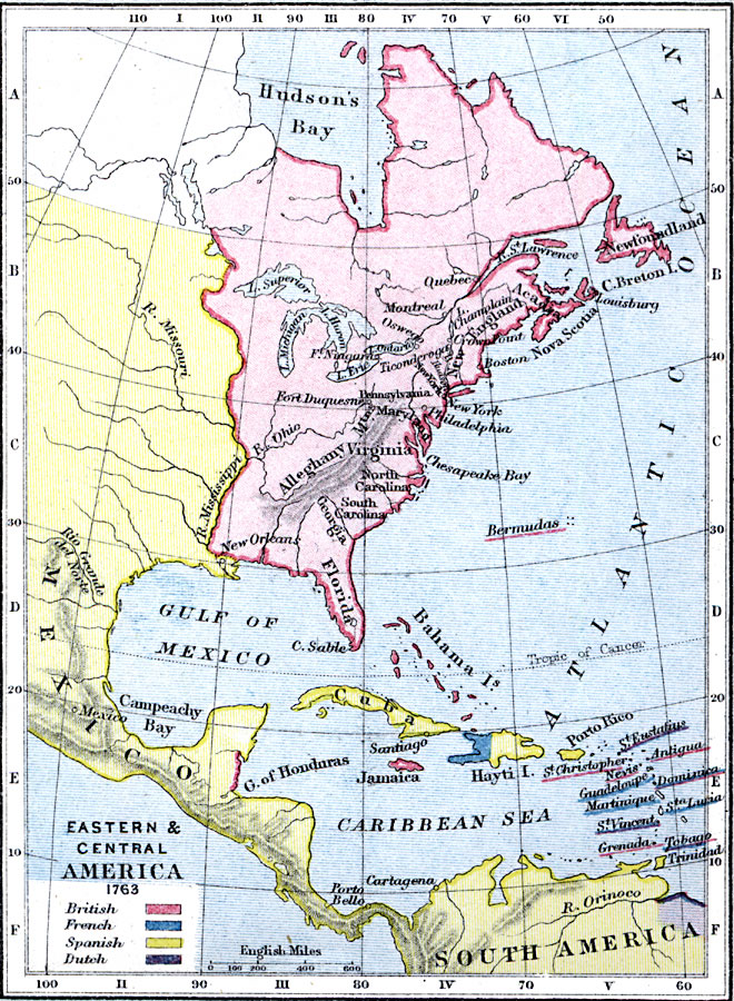 Eastern North America, Caribbean, and Central America